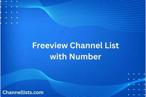 printable freeview channel list 2023.